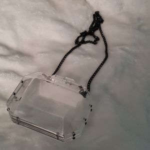 Clear crossbody bag